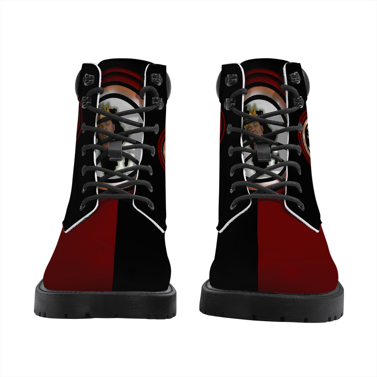 Grand-Rising Red Construction Boots